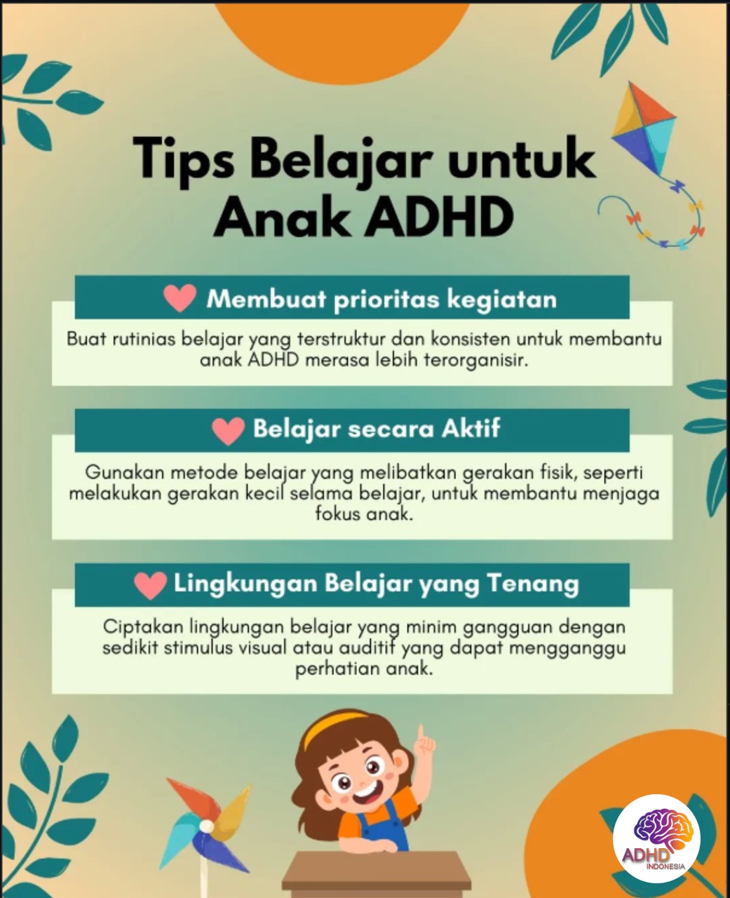 Strategi Belajar yang Cocok untuk Anak ADHD di Kabupaten Pacitan